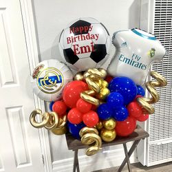 Real Madrid Balloon Arrangement