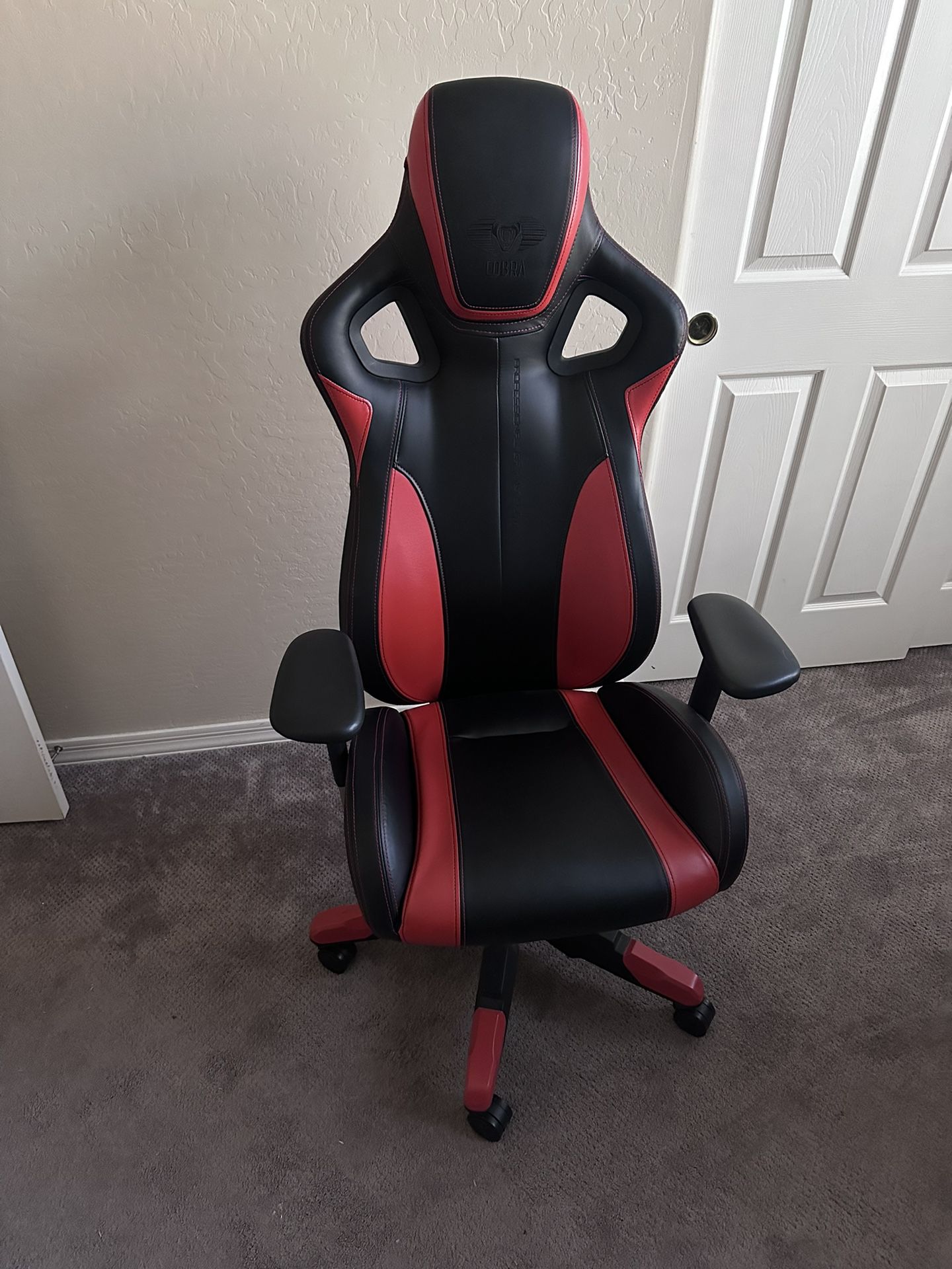Gaming Office Chair Cobra Black & Red 