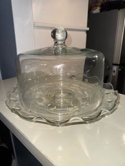 Princess house cake stand or bread holder