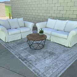 *Free Delivery* Rowe Furniture Couch Sofa Loveseat Set 