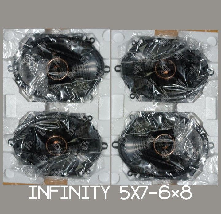 2x Pairs Of Infinity 5x7/6×8 Speakers
