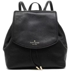 Kate Spade Mulberry Street Small Breezy Black Pebbled Leather Backpack.  please note some wear in handle  refer to pictures