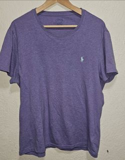Polo Ralph Lauren purpke crew neck t-shirt features a small embroidered logo on the chest. Polo Ralph Lauren classic fit crewneck https://offerup.com/