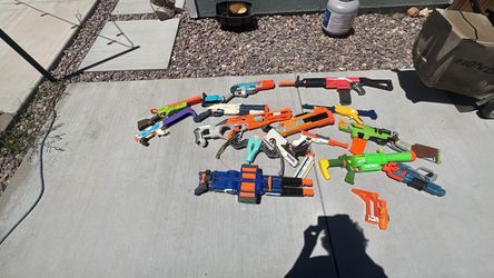 nerf guns lot