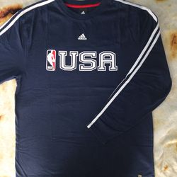 USA basketball long sleeve shirt size L