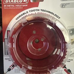DIABLO 4-1/4 in. Bi-Metal Hole Saw with 2-3/8 in. Cutting Depth