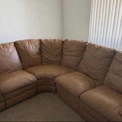 Caramel Brown Sectional
