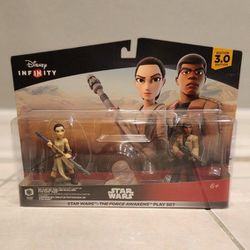 Disney Infinity Star Wars Rey & Finn 2 Figure Pack ♾️ 