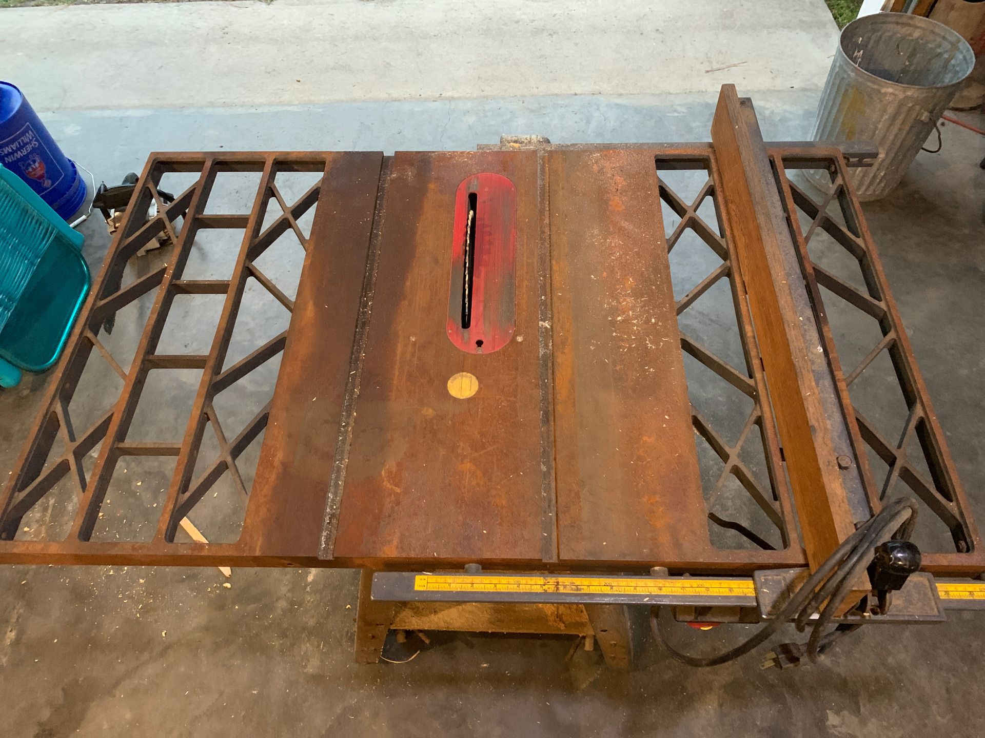 10” sears craftsman table saw 3 hp