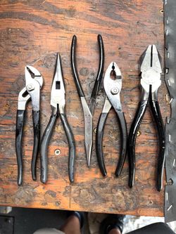 Vintage USA Craftsman Plier set