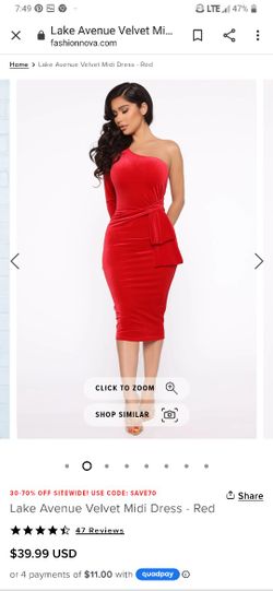 Fashion Nova Red Dress