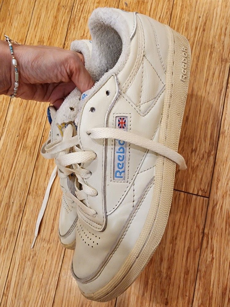 Reebok Women's Club C 85 Vintage Tennis Sneakers, Casual White Shoes
