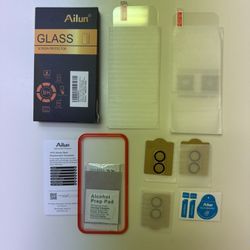 Apple Iphone 16 Glass Screen Protectors, 2 Screen Protectors And 3 Camera Protectors Along With Install Frame And All Accessories Needed