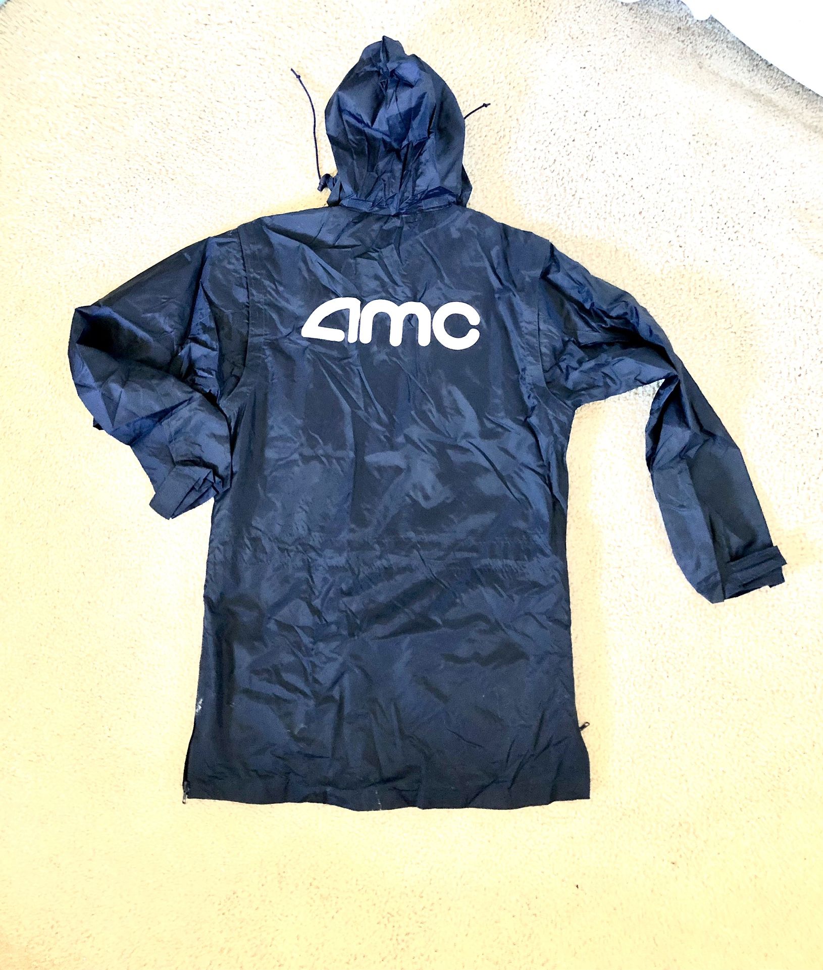AMC Theatres Employer Windbreaker Rain Jacket Medium Movie Theater Uniform