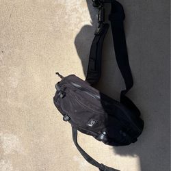 Chrome Mini Kadet Sling Bag Black Crossbody Messenger Seatbelt Buckle