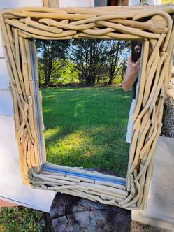 Coastal Driftwood Accent Mirror