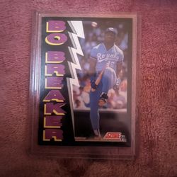 Score Bo  Jackson Bobreaker Baseball Card Rookie 