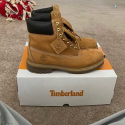 Timberland Premium 6in Lace Waterproof  Wheat 
