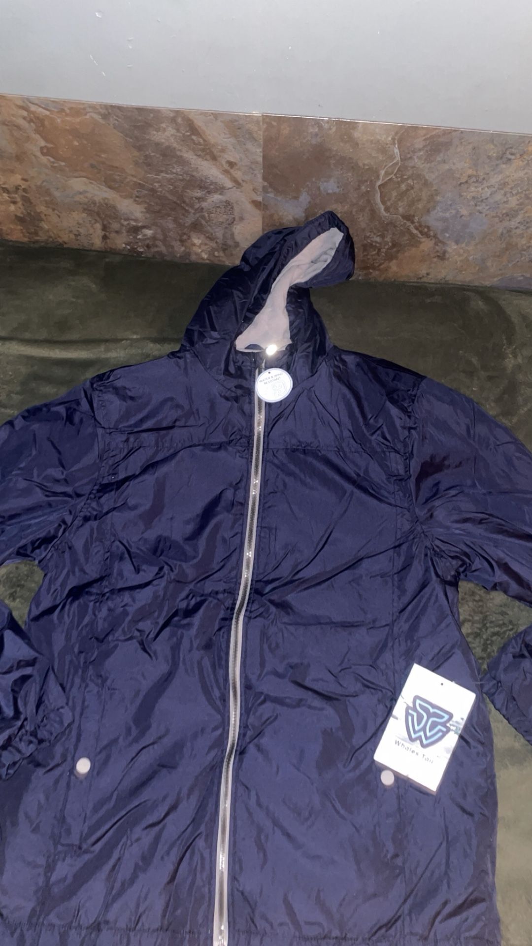Rain Coat Zip Up Jacket
