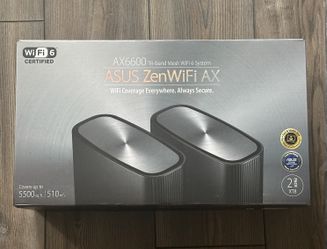 ASUS ZenWiFi AX6600 Tri-Band Mesh Wi-Fi 6 System (2-Pack, XT8)
