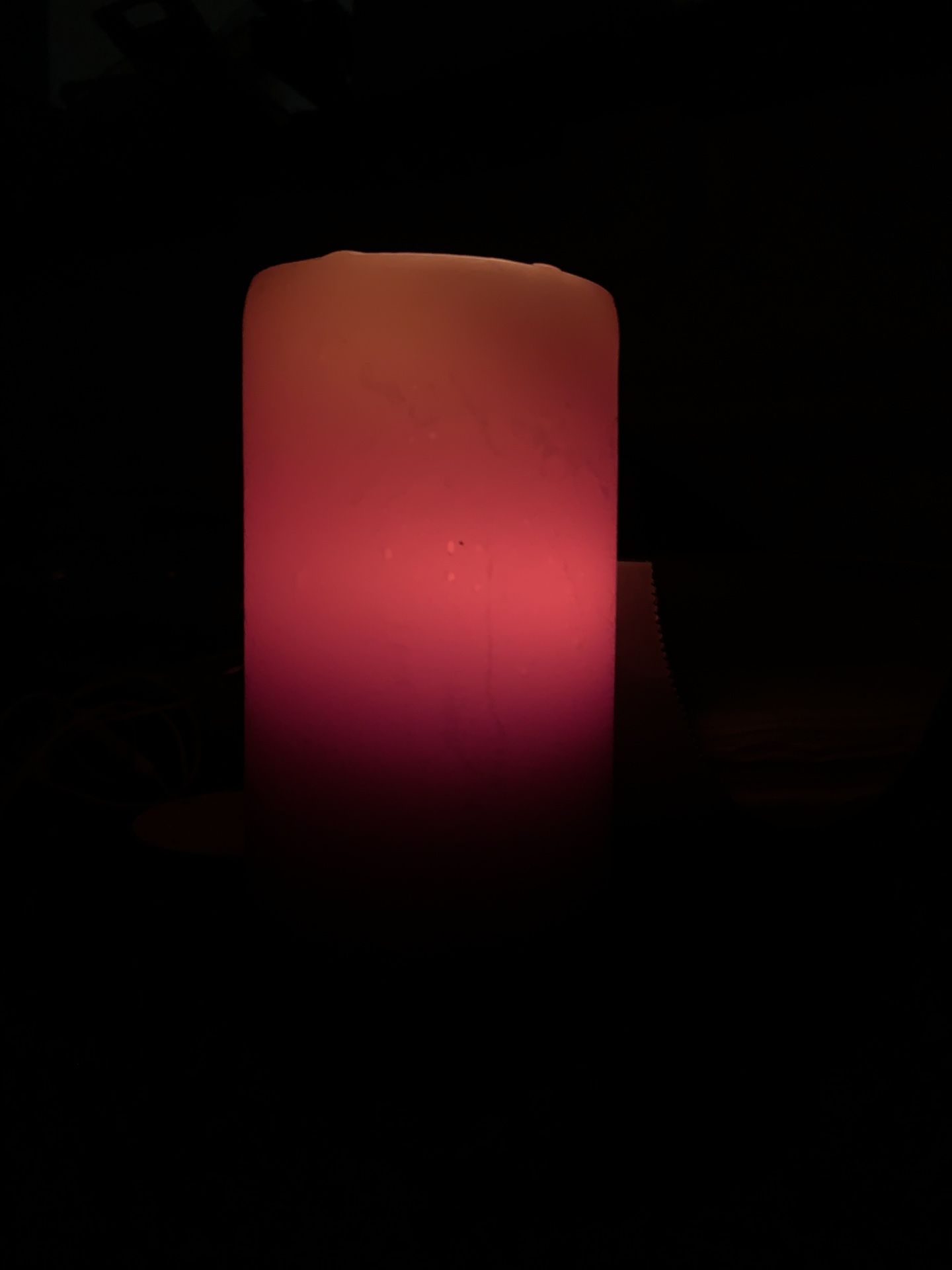Orange Pillar Candle