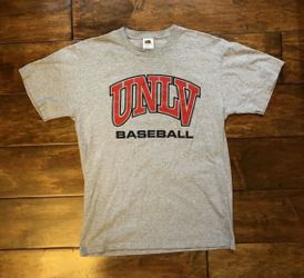 UNLV Baseball University of Nevada Las Vegas Rebels T Shirt Mens Size Medium
