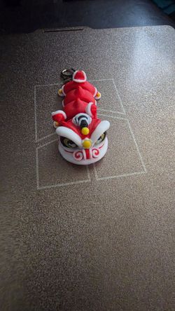 Keychain lucky lion dance