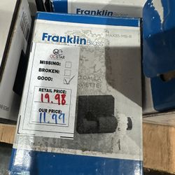 Franklin Brass Towel Hook in Black 