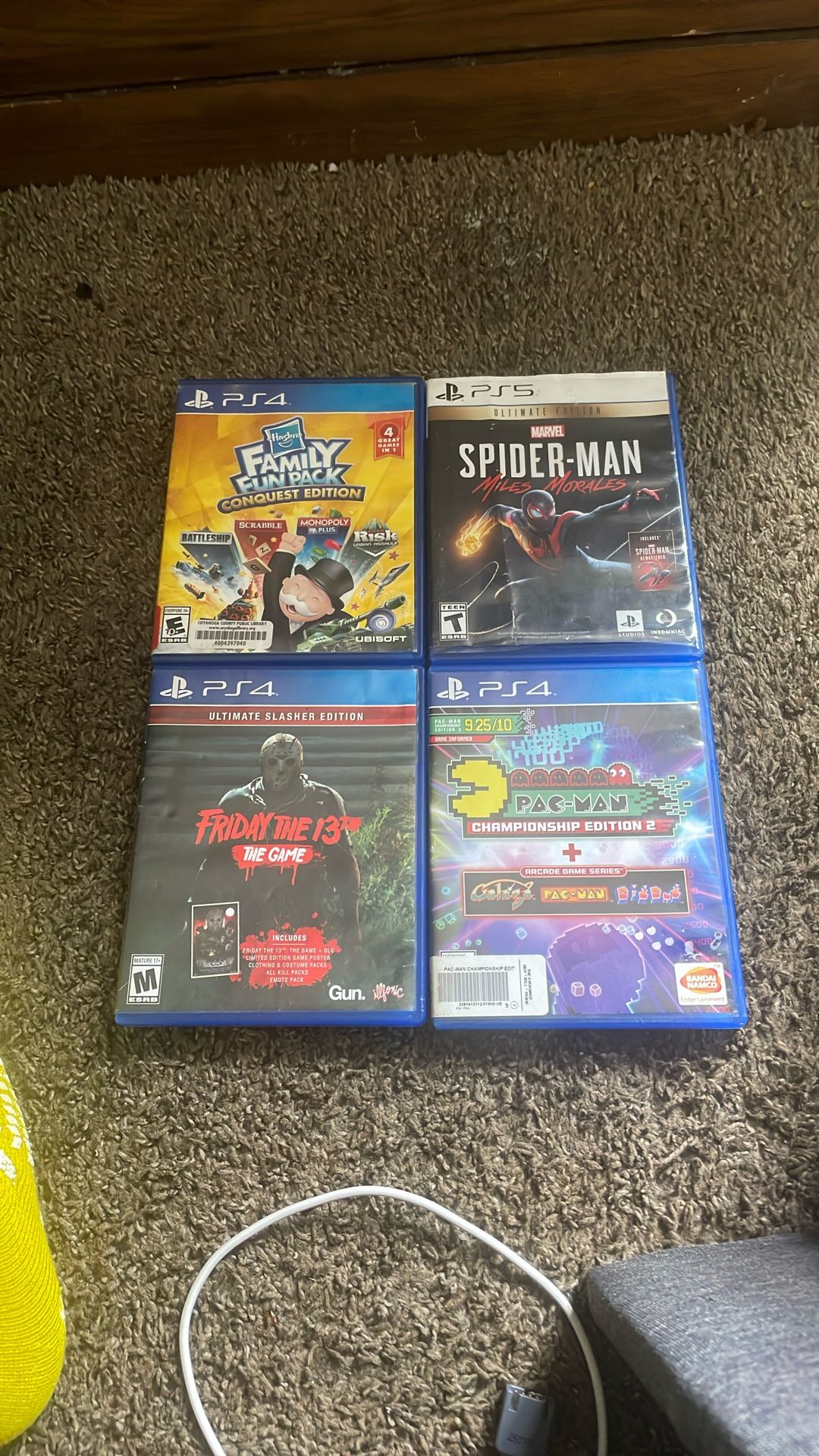 FamilyFunPack/SpiderManMMUE/FridayThe13th/Arcard Game series PackMan