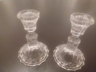 Lead Crystal Candlesticks