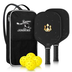 Pickleball Paddles, Pickleball Set w/2 Paddles+4 Balls, Brand New
