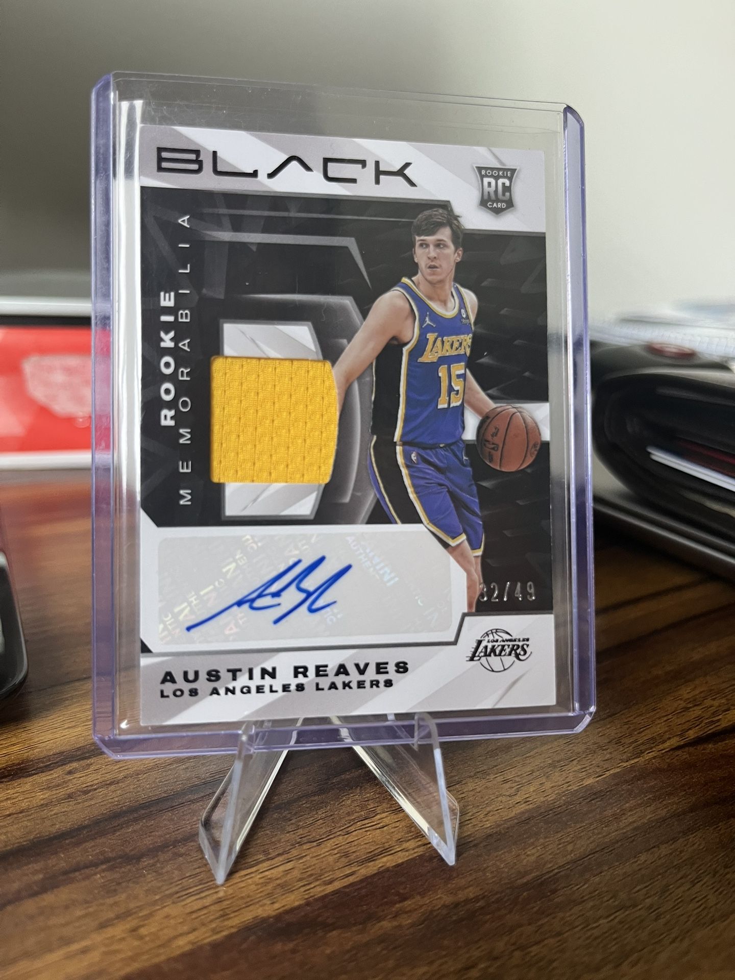 Austin Reaves Rookie Patch Auto /49