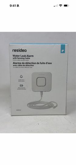 Resideo (Honeywell Home) RWD42 Water Defense Leak Alarm with Sensing White