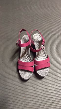 Crocs Sandals, platform high heels