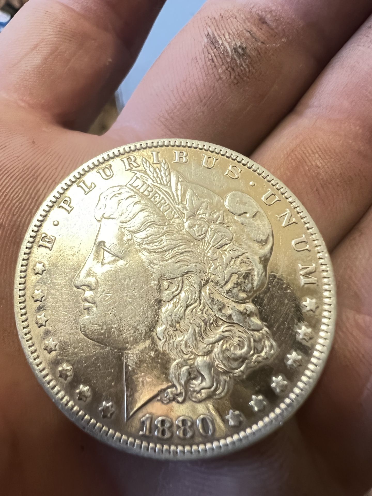 1880 O Morgan Silver Dollar