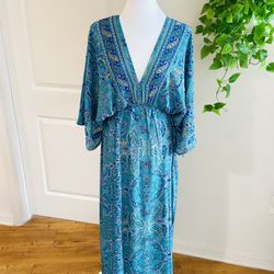 Women Lady Boho Maxi Dress One Size Sundress Festival Beach Cocktail 