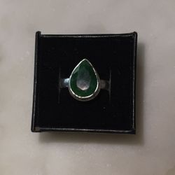 Emerald Ring Size 8 