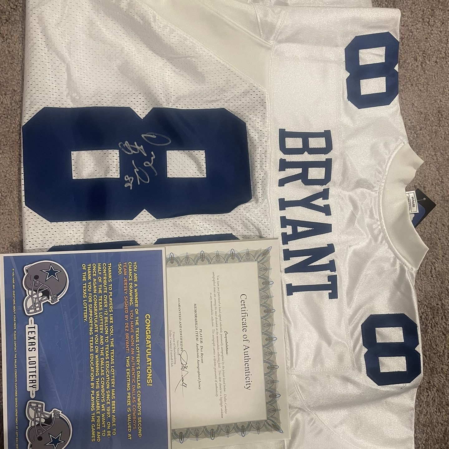Dallas Cowboys Dez Bryant Authentic Jersey Auto for Sale in Arlington TX OfferUp