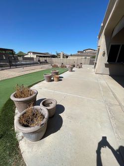 8 Large Outdoor Planters — $490 for All 8