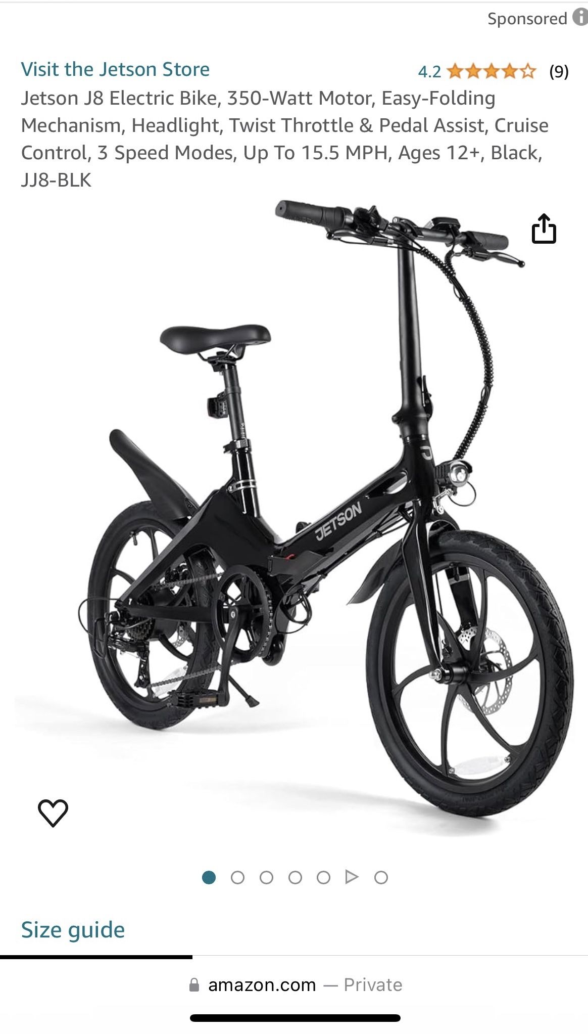 Jetson J8 Electric Bike
