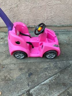 Pink Toddler Push Car Ride-On Toy