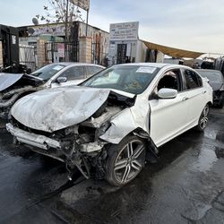 2013 - 2017 Honda Accord 2.4L Sport White For Parts Only - PARTING OUT