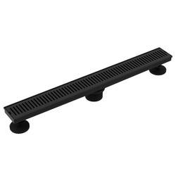 Elan 24 in Linear Shower Drain in Matte Blac