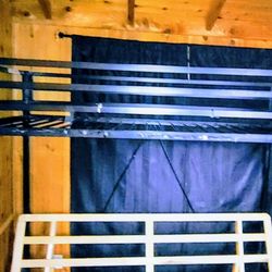 Twin Loft Bed With Wood Full Size Futon Frame