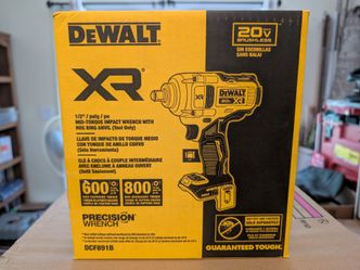 DEWALT 20V MAX Cordless Impact Wrench, Bare Tool Only (DCF891B)