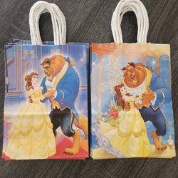 Beauty and the beast party favor bags $7