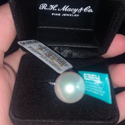 14ky Cultured Pearl Ring