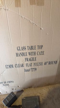Glass top