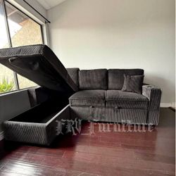 New Black Sofa 