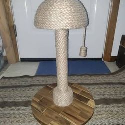 Cat Scratching Post! Mushroom theme! 